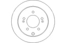 Disctech Brake Disc - Fits Citroën, Kia - ABD2186 - Rear Axle