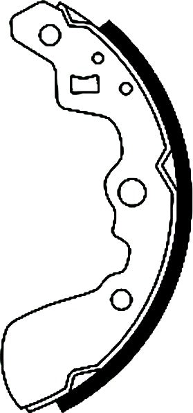 Mintex Brake Shoes fits -Geo Suzuki MFR391 (also fits other vehicles)