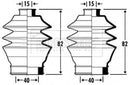 Borg & Beck Steering Gaiter Kit Part No -BSG3304