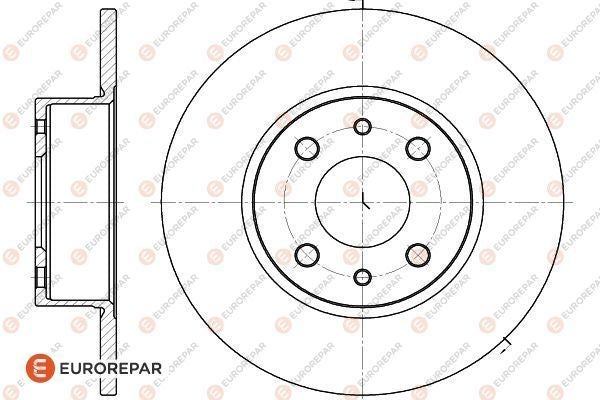 Eurorepar Brake Disc - 1618874480