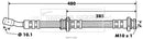 Borg & Beck Brake Hose Part No -BBH7386