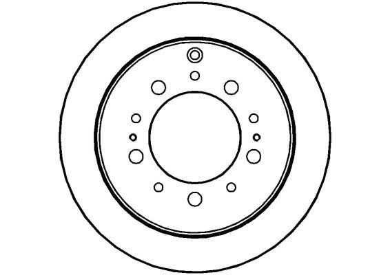 Disctech Brake Disc - Fits Bmw, Toyota - ABD2700 - Rear Axle
