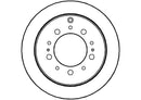 Disctech Brake Disc - Fits Bmw, Toyota - ABD2700 - Rear Axle
