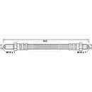 Borg & Beck Brake Hose Part No -BBH6163