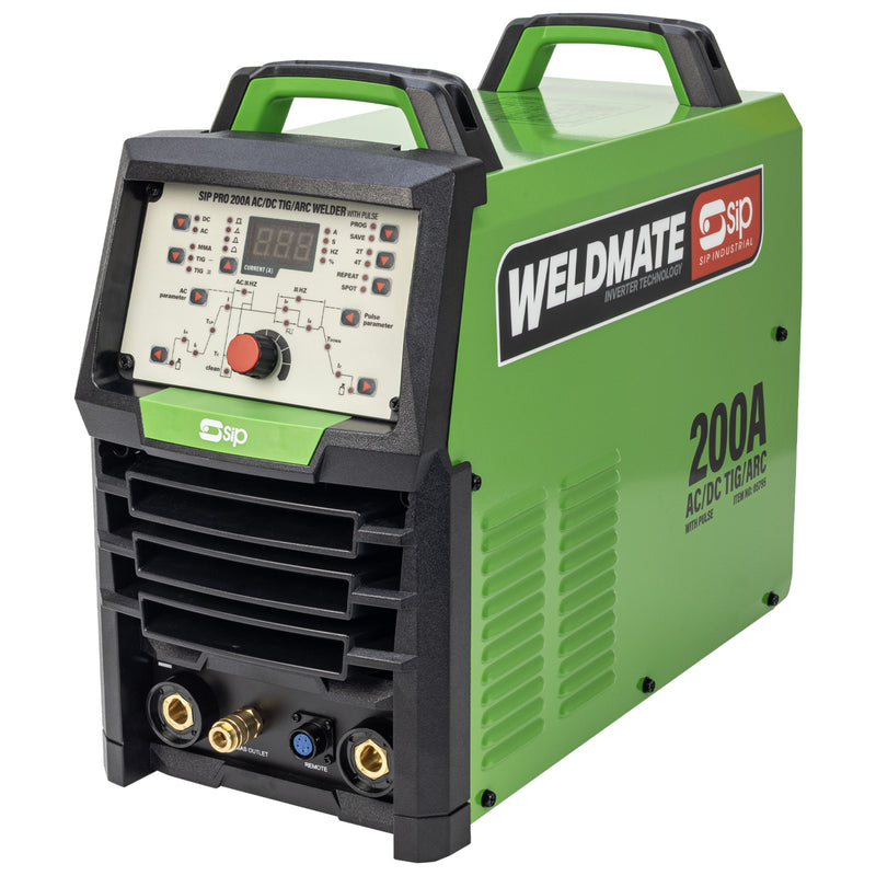 SIP WELDMATE® PRO 200A AC/DC TIG/ARC Welder with Pulse Package