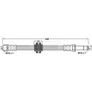 Borg & Beck Brake Hose Part No -BBH7097
