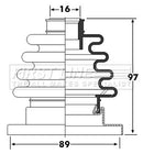 First Line Cv Joint Boot Kit Part No -FCB6252