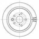 Borg & Beck Brake Disc Pair Part No -BBD5445