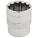 Draper Expert 28mm 12pt Socket 1/2DR Pckd - 33518