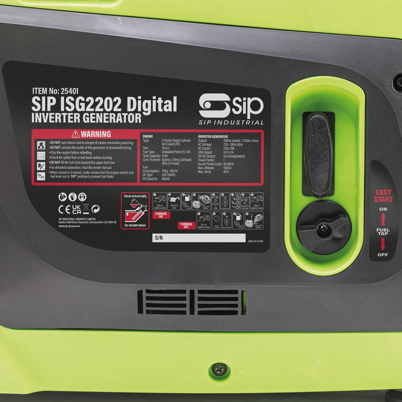 SIP ISG2202 Digital Inverter Generator