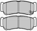 Borg & Beck Rear Brake Pad Set -BBP2007
