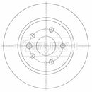 Borg & Beck Brake Disc Pair Part No -BBD5464