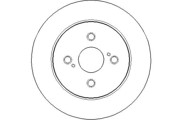 Disctech Brake Disc - Fits Aston martin, Subaru - ABD2164 - Rear Axle