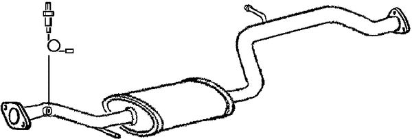 Klarius VO395A - Box With Centre Pipe