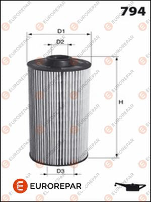Eurorepar Oil Filter - 1637766880