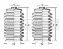 First Line Steering Gaiter Kit Part No -FSG3194