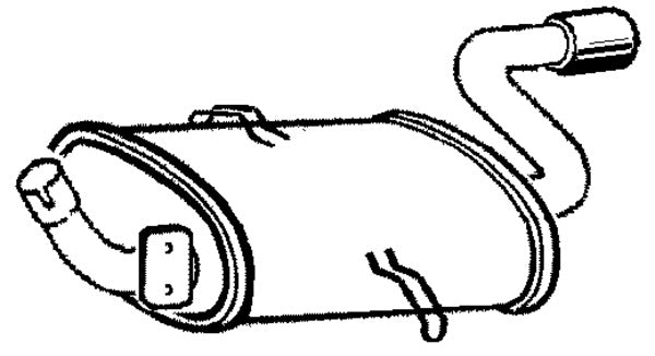 Klarius VO406H - Box With Tail Pipe