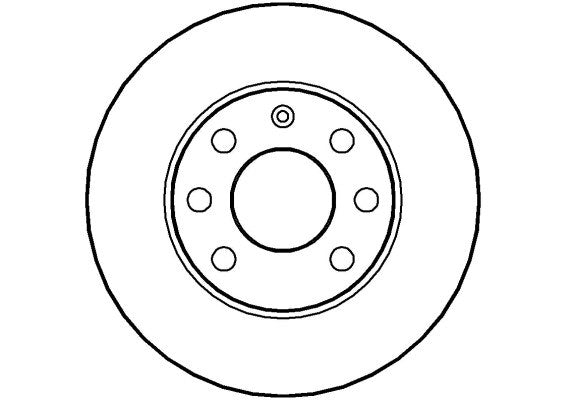 Disctech Brake Disc - Fits Audi, Ford - ABD2636 - Front Axle