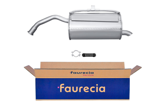 FAURECIA 8LD 366 035-921 Rear Muffler - Easy2Fit® Kit - fits TOYOTA YARIS VERSO