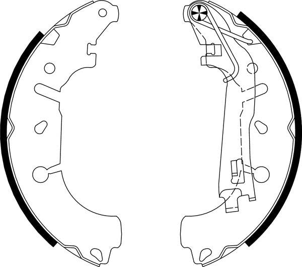 Mintex Car Brake Shoes - MFR564
