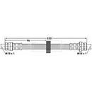Borg & Beck Brake Hose Part No -BBH6658