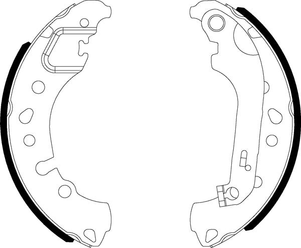 Mintex Brake Shoes fits -Ford MFR761 (also fits other vehicles)