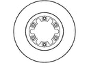 Disctech Brake Disc - Fits Seat - ABD2707 - Front Axle