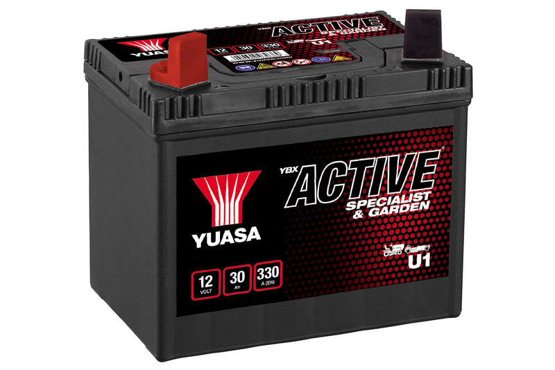 U1 Yuasa Active Specialist & Garden Battery 12V 30Ah 330A