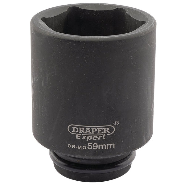 Expert HI-TORQ 6 Point Deep Impact Socket, 3/4" Sq Dr, 59mm