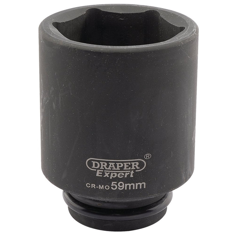 Expert HI-TORQ 6 Point Deep Impact Socket, 3/4" Sq Dr, 59mm