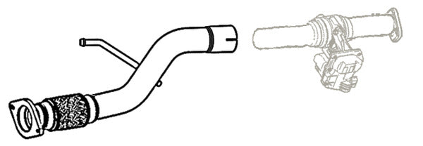 Klarius RN1028E - Front Pipe  - Fits Nissan Qashqai 1.5dCi