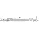 Borg & Beck Brake Hose Part No -BBH6160
