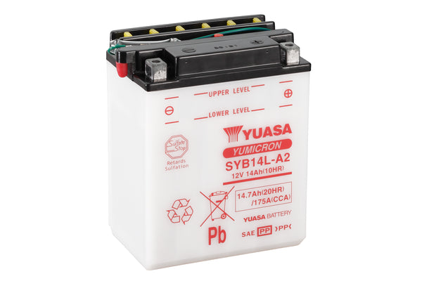 SYB14L-A2 (DC) 12V Yuasa Yumicron Motorcycle Battery with Sensor