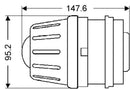 HELLA 2BM 013 338-061 Auxiliary Direction Indicator - Shapeline Style - LED - 24/12V