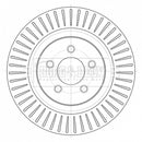 Borg & Beck Brake Disc (Single)  - BBD6082S