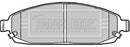 Borg & Beck Front Brake Pad Set -BBP1911