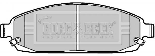 Borg & Beck Front Brake Pad Set -BBP1911