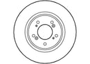 Disctech Brake Disc - Fits Honda, Nissan - ABD2774 - Front Axle