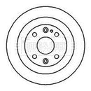Borg & Beck Brake Disc Pair Part No -BBD4994