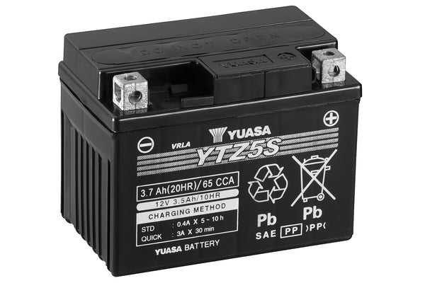 Yuasa YTZ5S (CP) 12V High Performance MF VRLA Motorcycle Battery