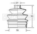 First Line Cv Joint Boot Kit Part No -FCB2010