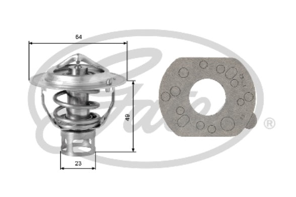 Gates Thermostat, coolant - TH04077G1