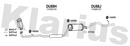 Klarius DU89H - Box With Centre Pipe  - Fits Daihatsu Cuore 1.0i