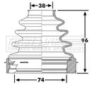 First Line Cv Joint Boot Kit Part No -FCB6254