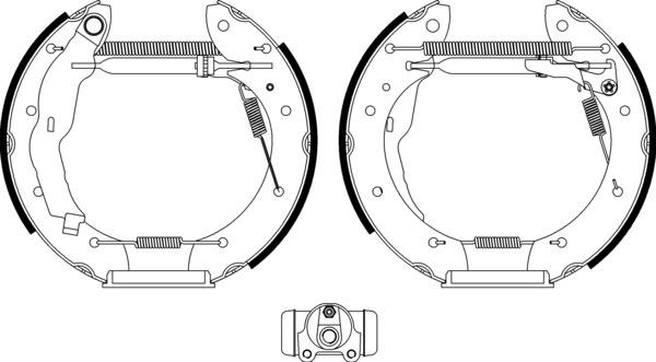 Mintex Brake Shoe Kits fits -Renault MSP137 (also fits other vehicles)