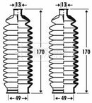 Borg & Beck Steering Gaiter Kit Part No -BSG3286