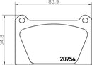Mintex Brake Pad Set fits -Reliant MLB65 (also fits other vehicles)