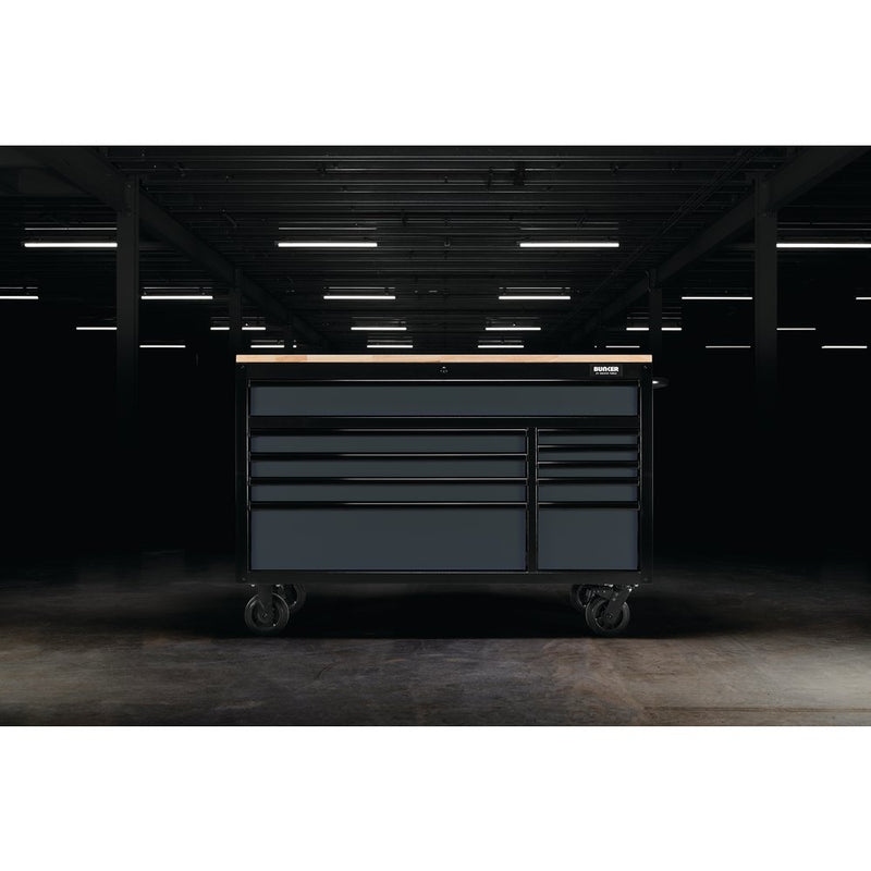 Draper 56" 10 Drawer Trolley Grey - 8227
