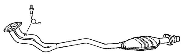 Klarius 380811 - Catalyst Incl Frnt Pipe Non Ta