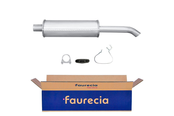 FAURECIA 8LD 366 031-721 Rear Muffler - Easy2Fit® Kit - fits PEUGEOT 205 I